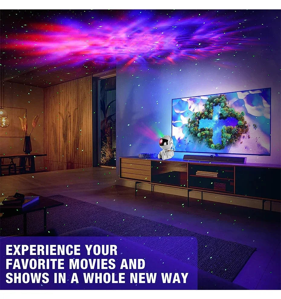 Galaxy Star Astronaut Projector LED Night Light Starry Sky Porjectors Lamp Decoration Bedroom Room For Children Adult Gifts